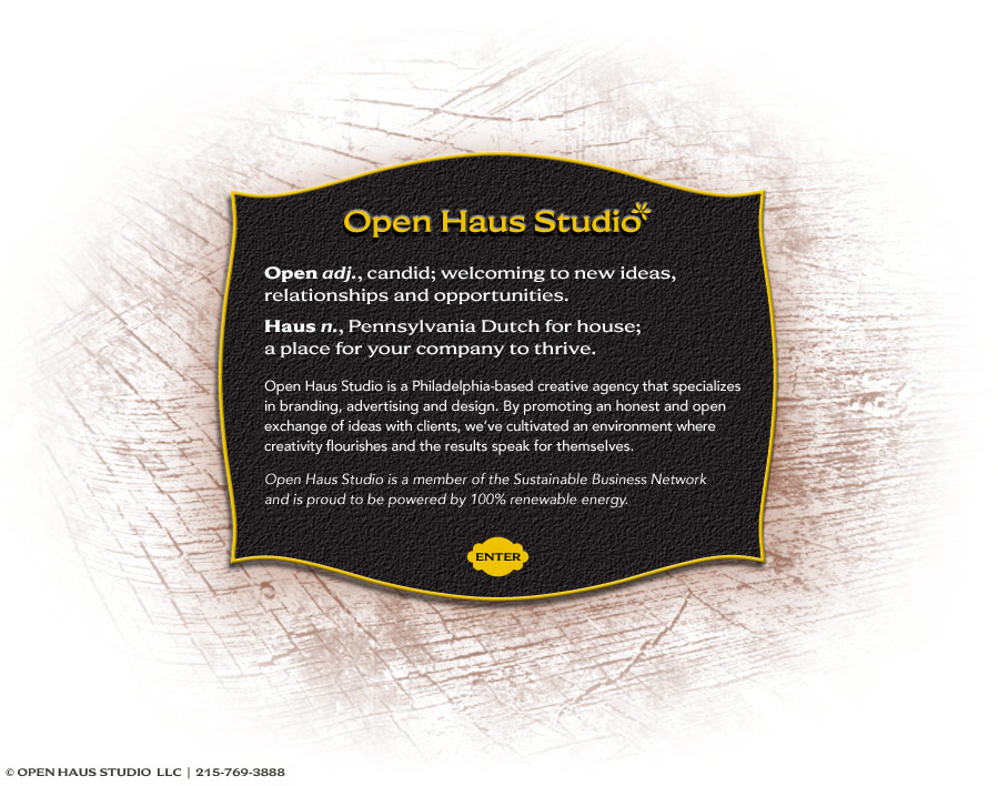 Open Haus Studio : Advertising & Design